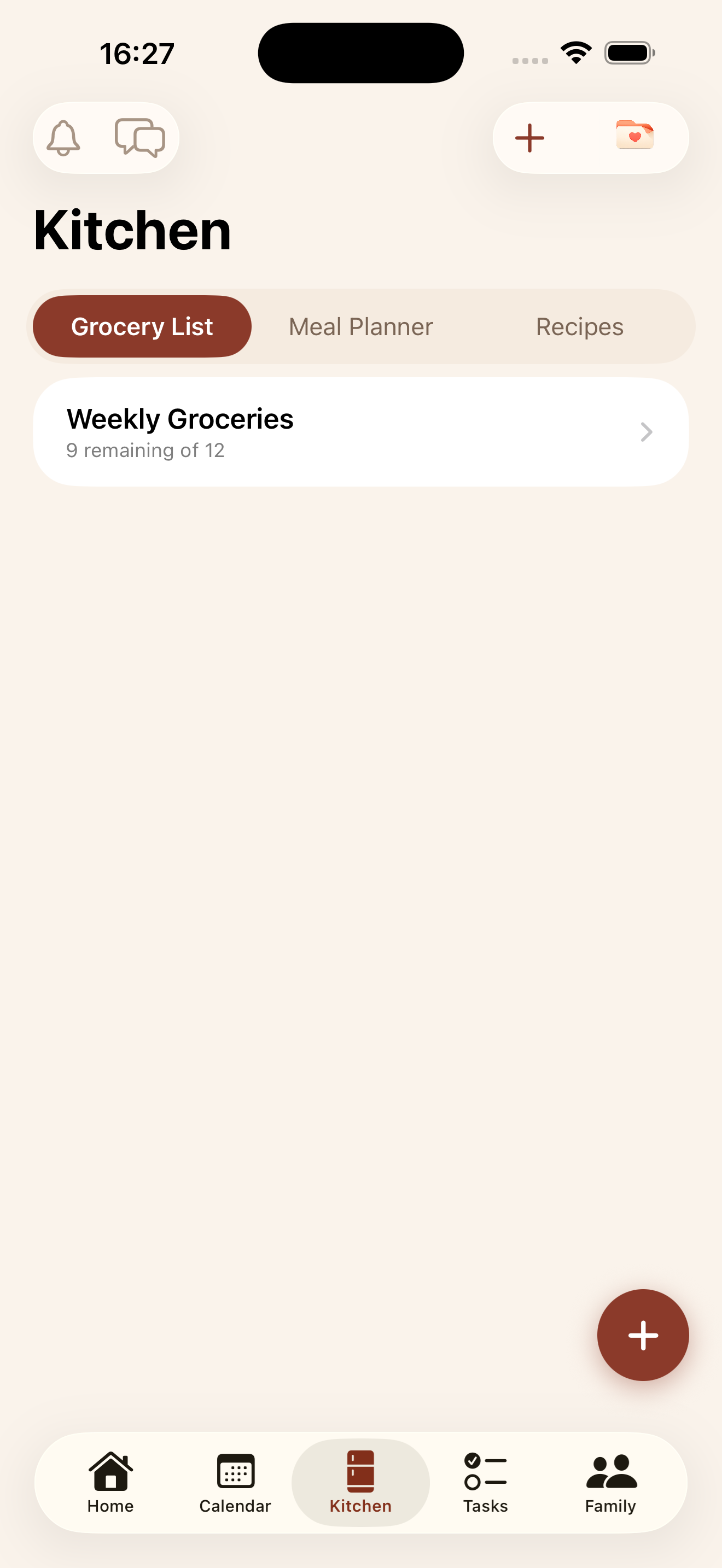 Grocery Lists